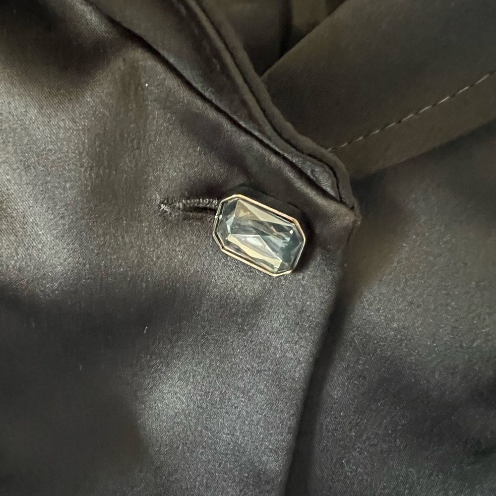Express Design Studio Satin Tuxedo Suit Jacket - Picture 5 of 11